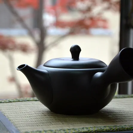 高資 黒曜急須 大