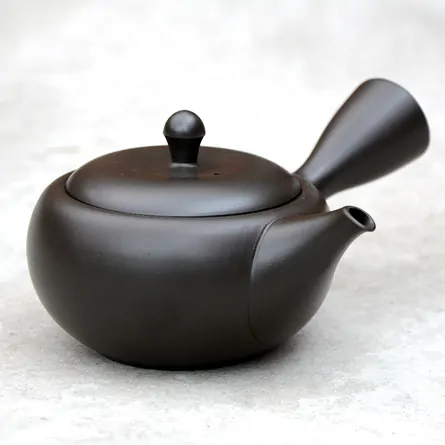 高資 黒曜急須 大