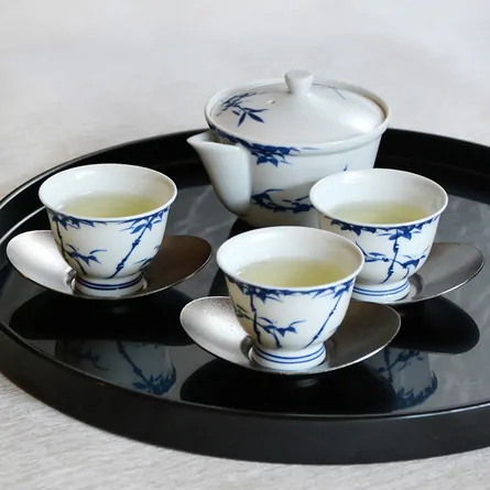 玉露碗 染付竹