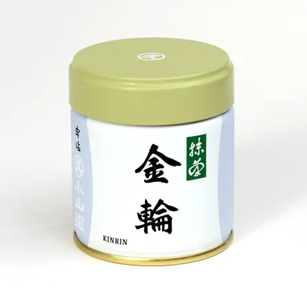 金輪 抹茶 100g 金輪 お点前用抹茶 丸久小山園 - Sazen Tea