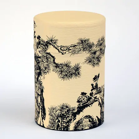 Rinpa Tiger Tea Caddy