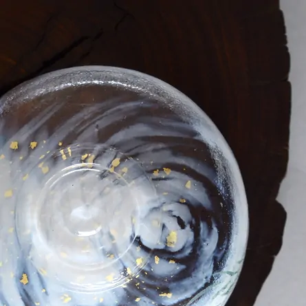 Glass Badarai Chawan Kawasemi
