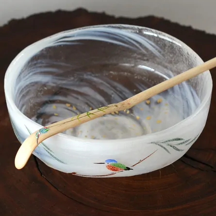Glass Badarai Chawan Kawasemi