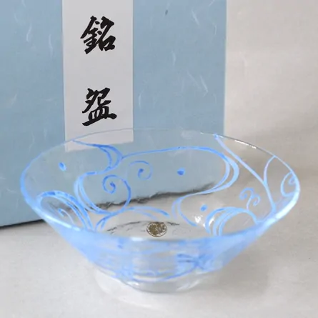 Glass Hira Chawan Hamon