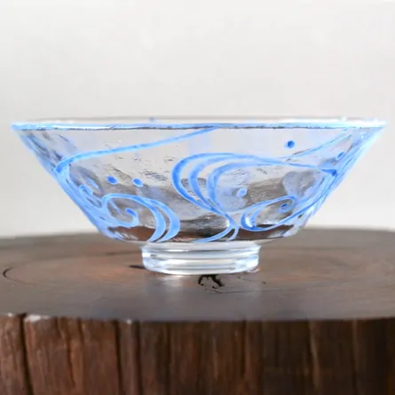 Glass Hira Chawan Hamon