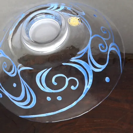 Glass Hira Chawan Hamon