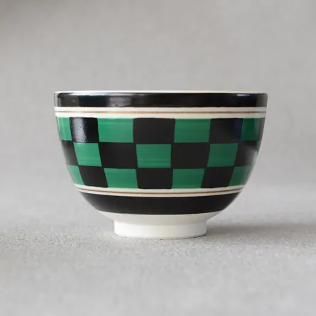 茶碗　仁清　市松