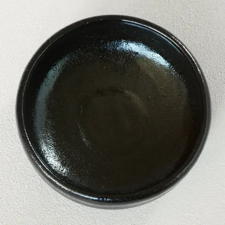 黒楽　馬盥茶碗　円楽