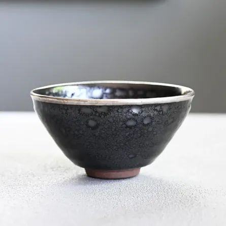 油滴天目茶碗 茶器＆茶道具 抹茶碗 - Sazen Tea