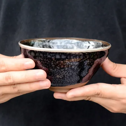 油滴天目茶碗 茶器＆茶道具 抹茶碗 - Sazen Tea
