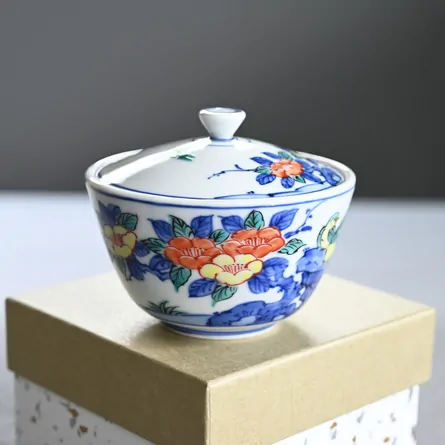 昭阿弥　色絵花鳥宝瓶