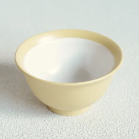 高資アイボリー 煎茶碗
