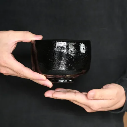 黒楽茶碗長次郎大黒写し