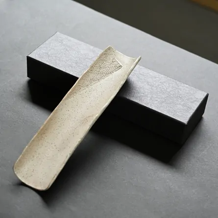 甚秋白泥青海波茶則