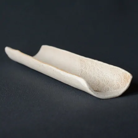 甚秋白泥青海波茶則