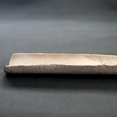 甚秋白泥青海波茶則