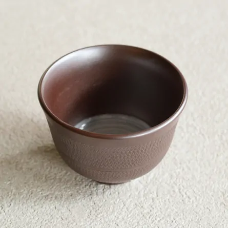 萬古ビリ煎茶碗