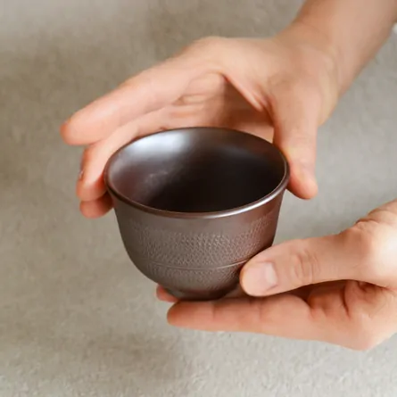 萬古ビリ煎茶碗