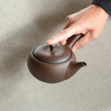 高資紫泥急須 大