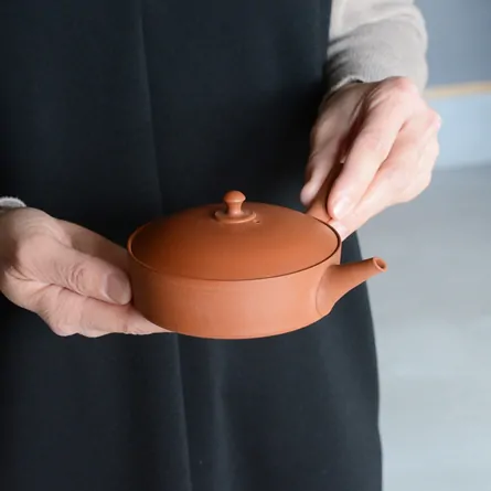 Junzō Shudei Hiragata Kittate Kyusu