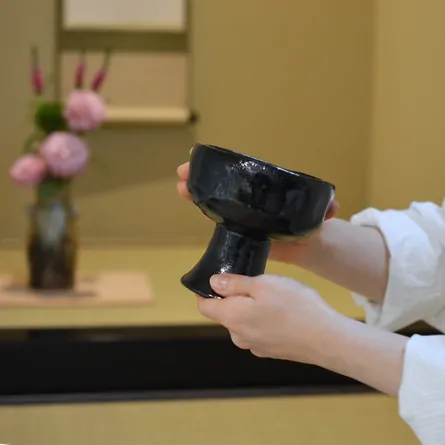 黒楽茶碗馬上杯