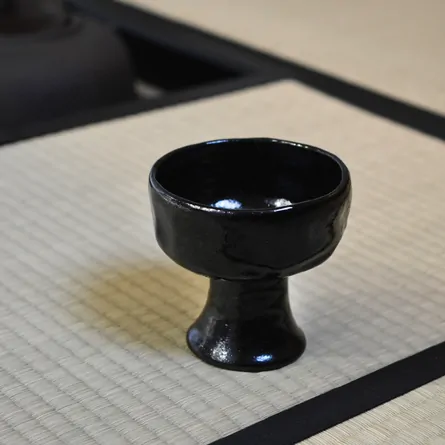 黒楽茶碗馬上杯