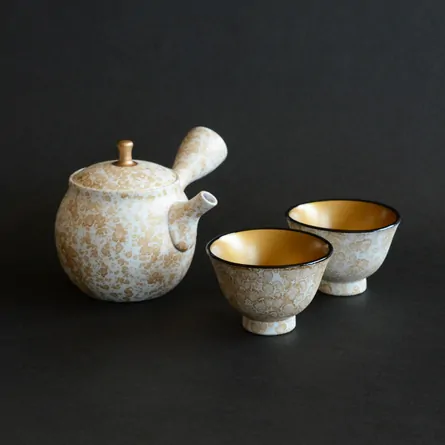 Shōryū Shiro Tenmoku Matte Teaset