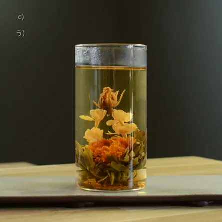 工芸茶双龍戯珠