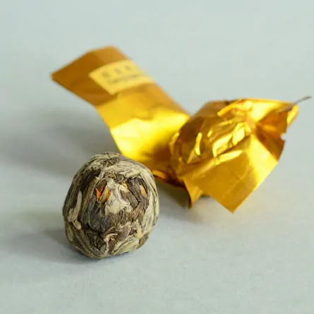 工芸茶双龍戯珠