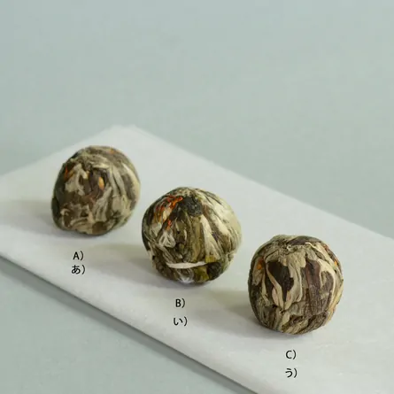 工芸茶双龍戯珠