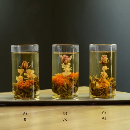 工芸茶双龍戯珠