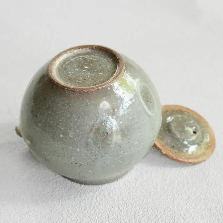 太仙 灰釉駒型急須
