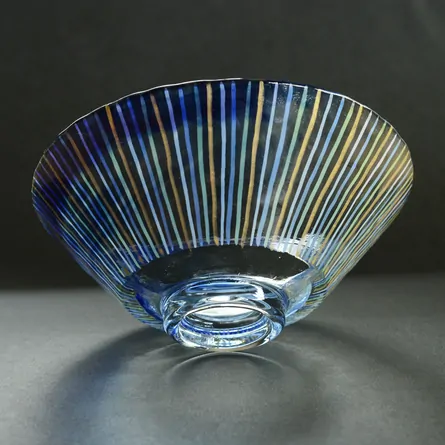 Glass Hira Chawan Tokusa