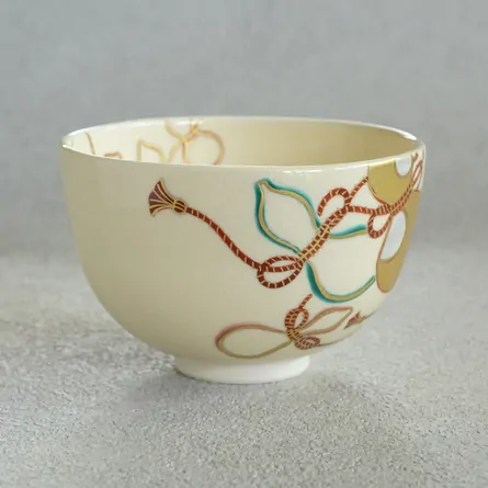 茶碗　色絵　六瓢