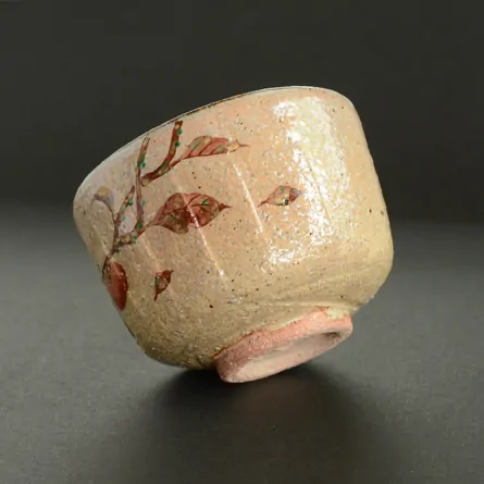 茶碗 灰釉 木守絵