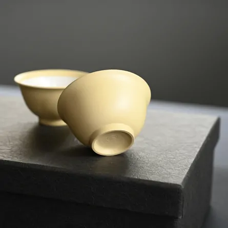 高資アイボリー 煎茶セット