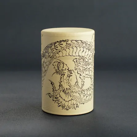 Rinpa Dragon Tea Caddy