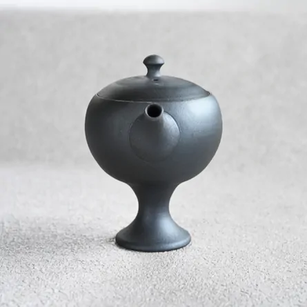 徳太　高付黒泥宝瓶