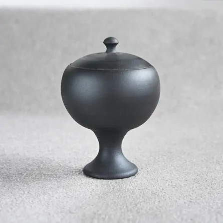 徳太　高付黒泥宝瓶