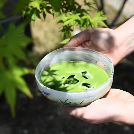 Glass Badarai Chawan Kawasemi