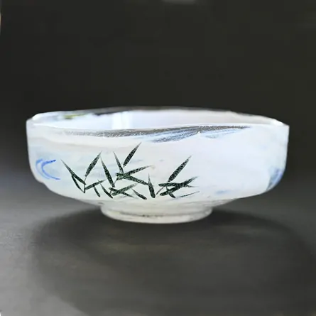 Glass Badarai Chawan Kawasemi