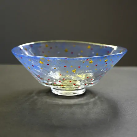 Glass Hira Chawan Hoshizora