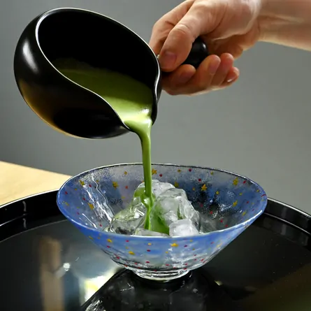 Glass Hira Chawan Hoshizora