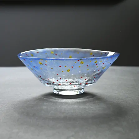 Glass Hira Chawan Hoshizora