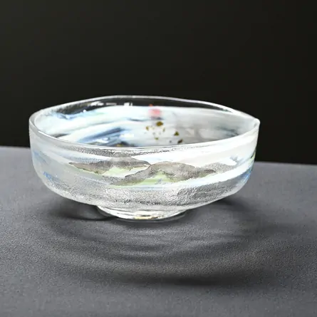 Glass Badarai Chawan Ukai Fūkei