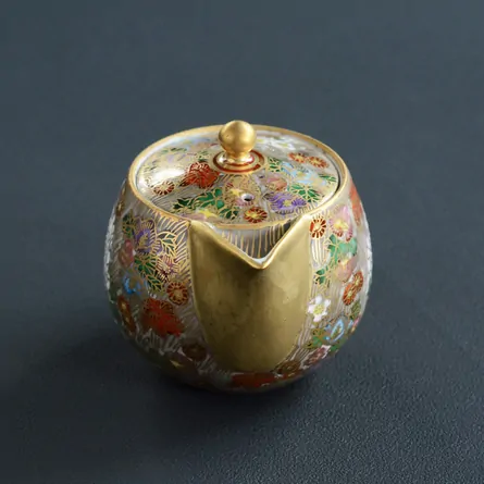 金花詰め　玉露茶器揃