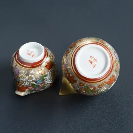 金花詰め　玉露茶器揃