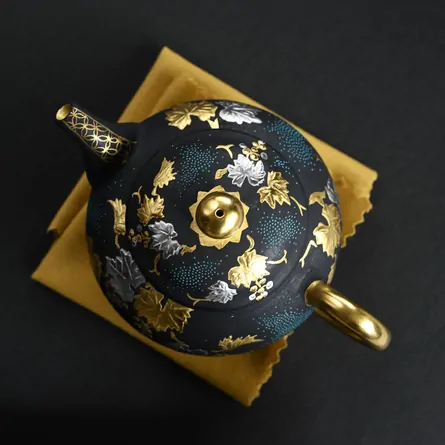 Platinum Morikin Budouzu Aochibumon Teaset