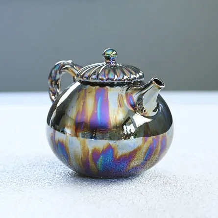 Buy Yutaka Tsuya Ushirode Kyusu Black Agate Teapots Ushirode kyusu