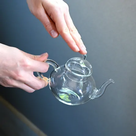 Pear Glass Teapot